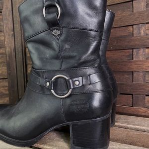 Harley Davidson Womens Leather Boots